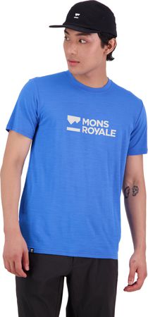 ICON Herren-Merino-Kurzarmshirt  pop blue  L