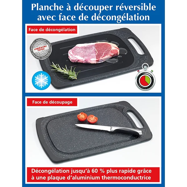Planche à découper et décongeler réversible Wenko by Maximex