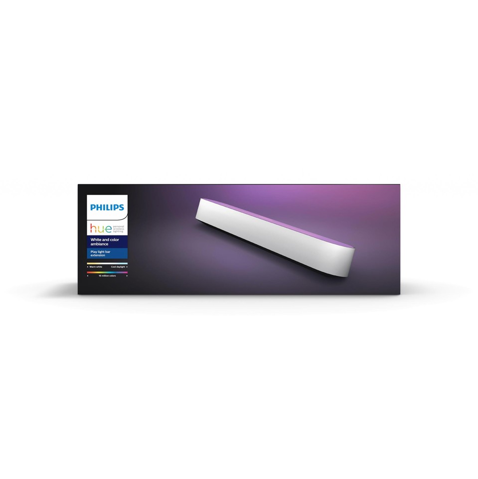 Philips Hue - Play Light Bar Ekstensionspakke Hvid - Hvid & Farve Ambiance