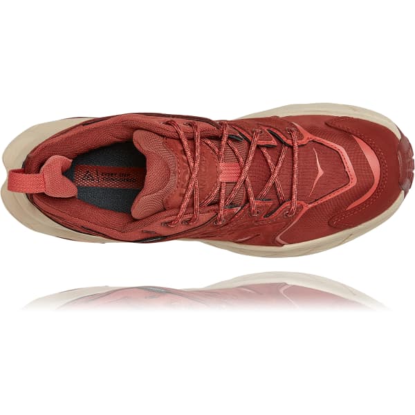 Chaussure de randonnée basse HOKA ONE ONE ANACAPA LOW GORE-TEX W CHERRY MAHOGANY/HOT SAUCE