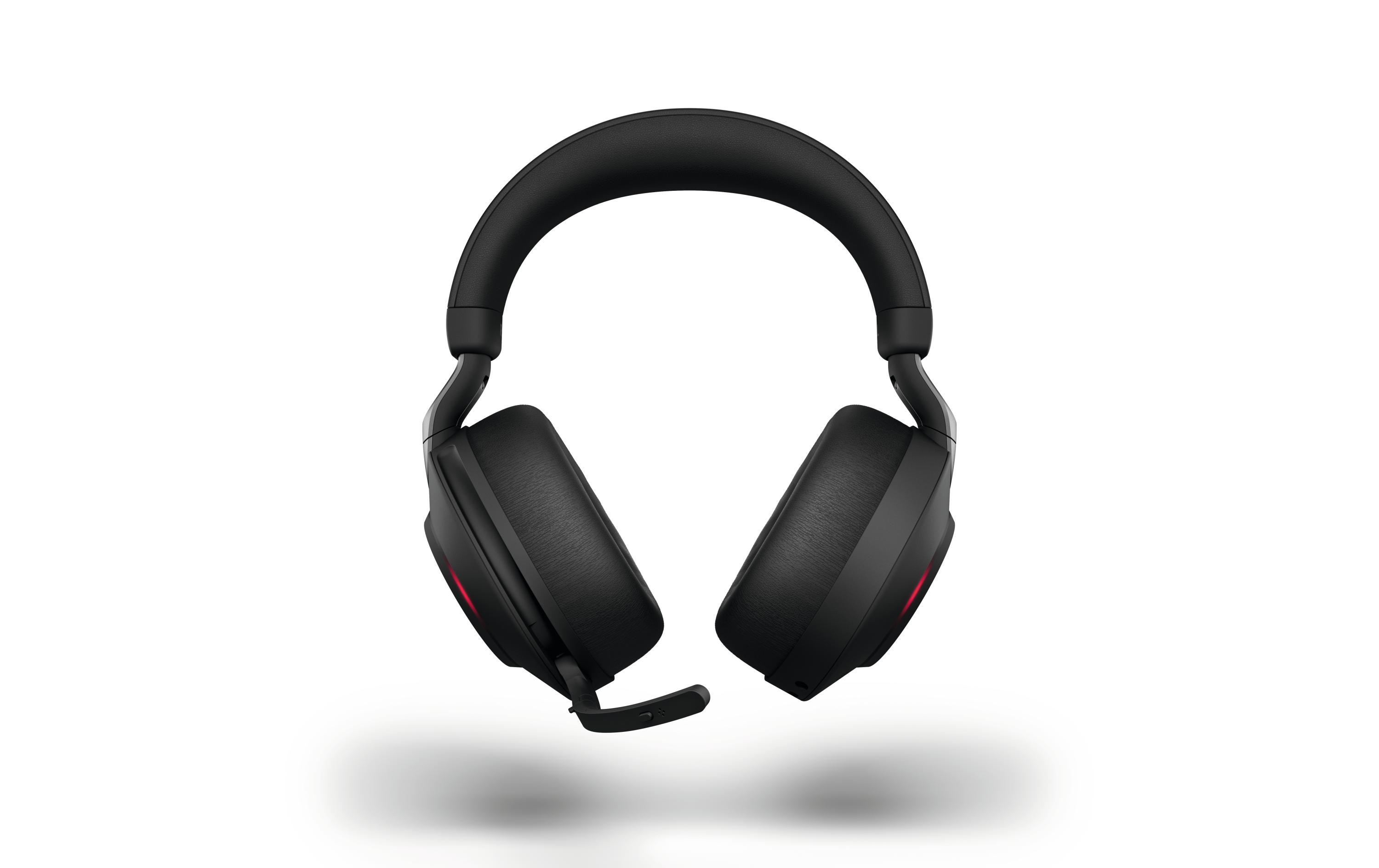 Headset Evolve2 85 Duo MS Schwarz, USB-C, inkl. Ladestation<br>Jabra Blueooth Headset mit Active Noise Cancelling