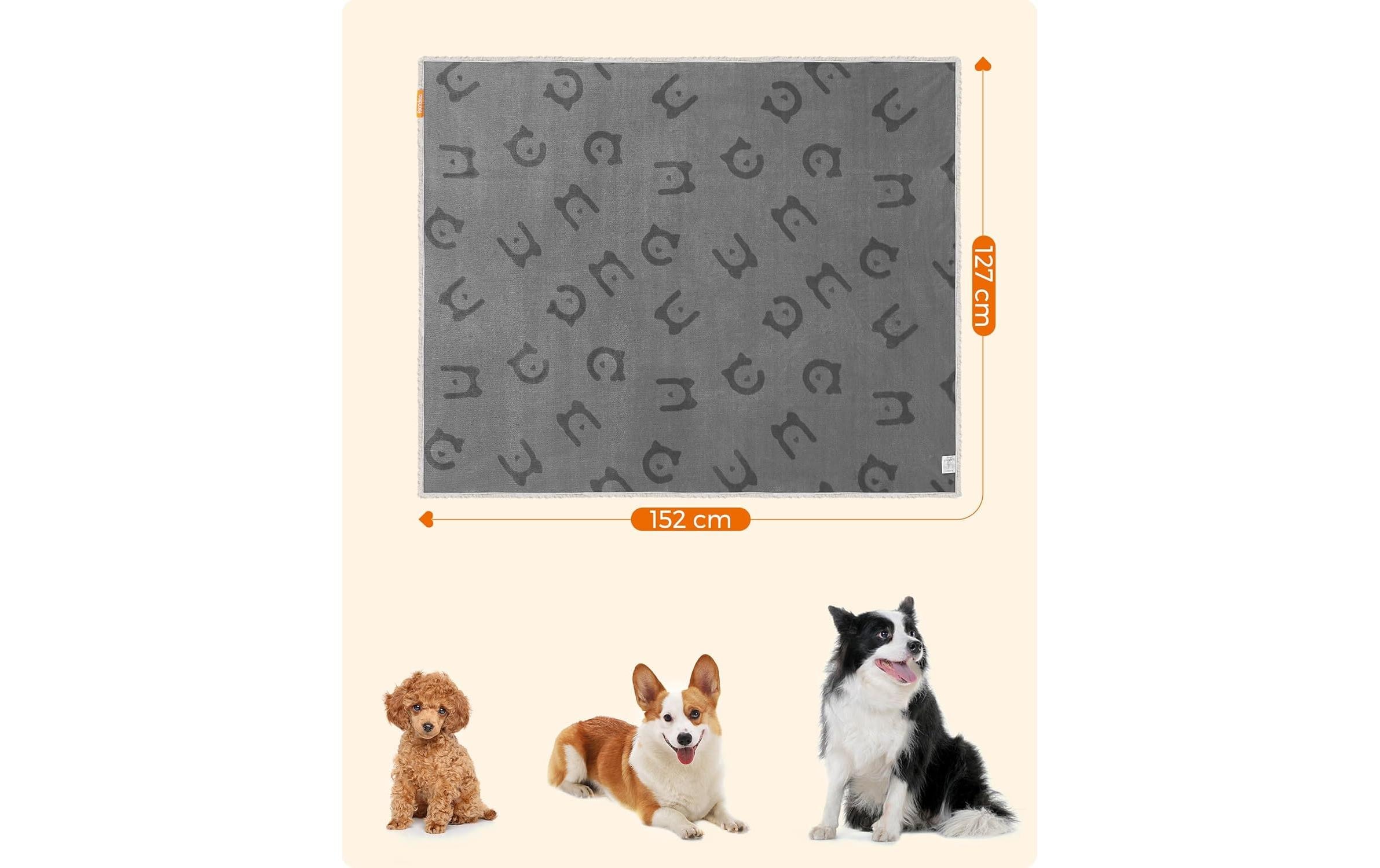 Hunde-Decke wasserdicht 127 x 152.4 cmHundedecke