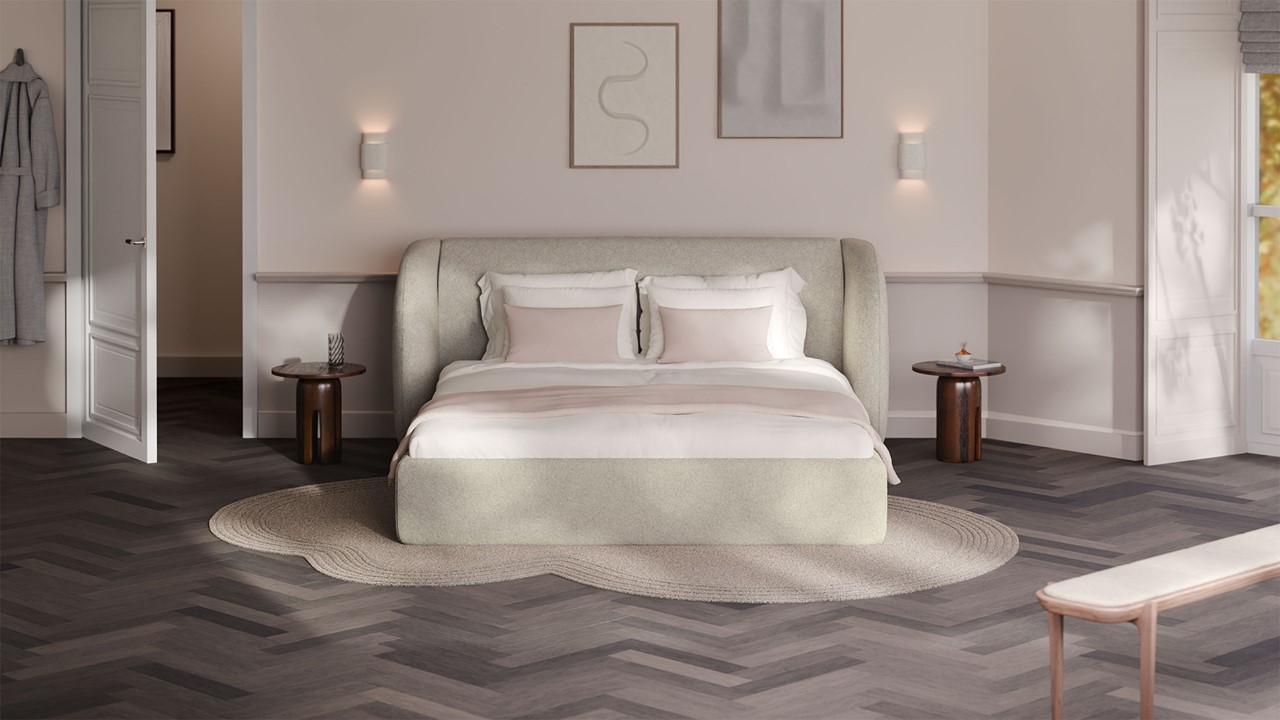 Bed Cove - Wool look natural