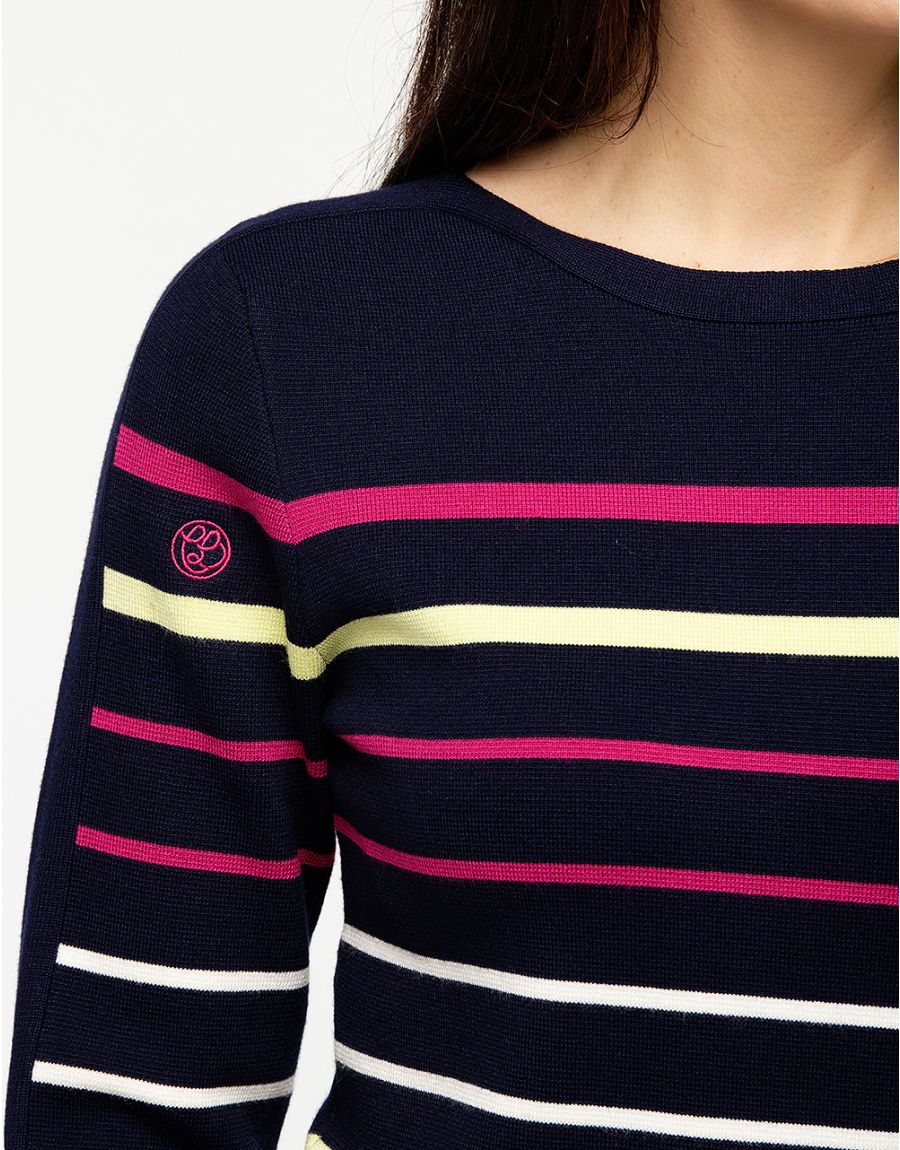 Pull marinière bateau