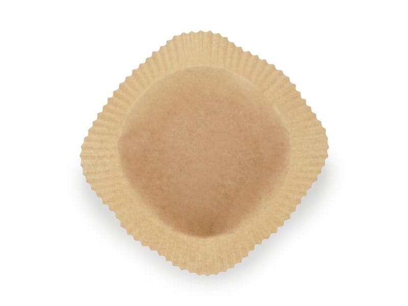 GOURMETmaxx Backpapier 100 Stück, 18 x 4.5 cm Backpapier-Schalen für Heissluft-Fritteusen