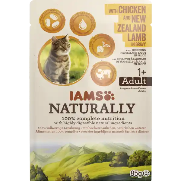 Naturally mit Huhn & Neuseeland-Lamm in Sauce