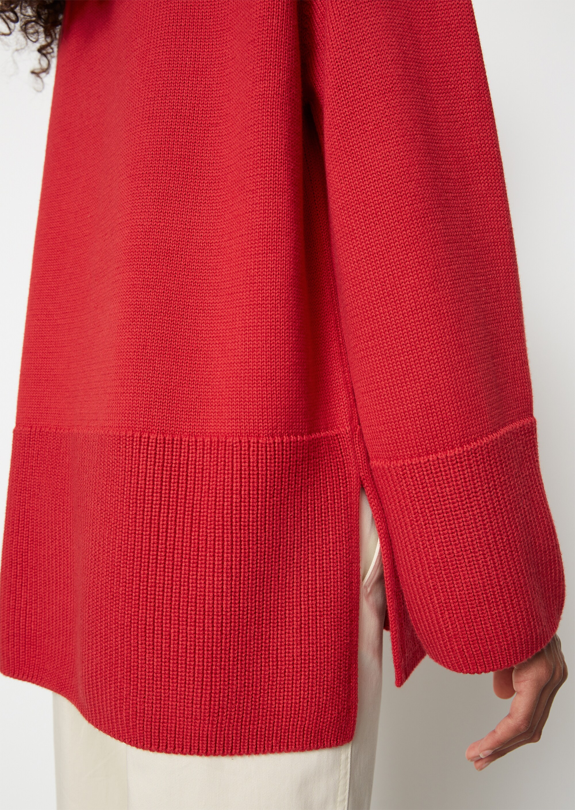 DfC Oversize Strickpulloveraus schwerem Baumwoll-Garn gestrickt
