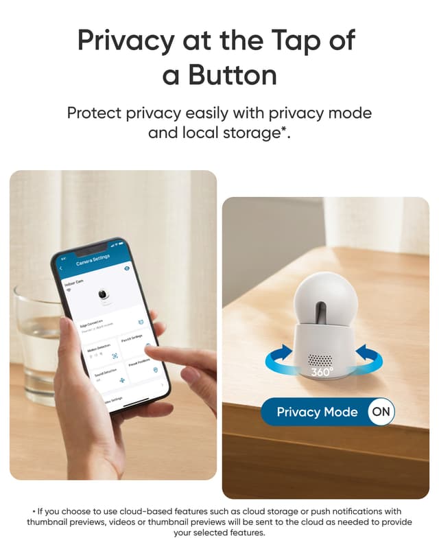 Eufy Indoor Cam E30 indendørs sikkerhedskamera (hvid)