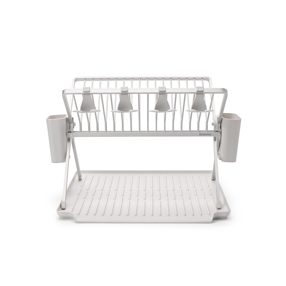 Egouttoir à vaisselle pliable grand modèle gris clair Brabantia