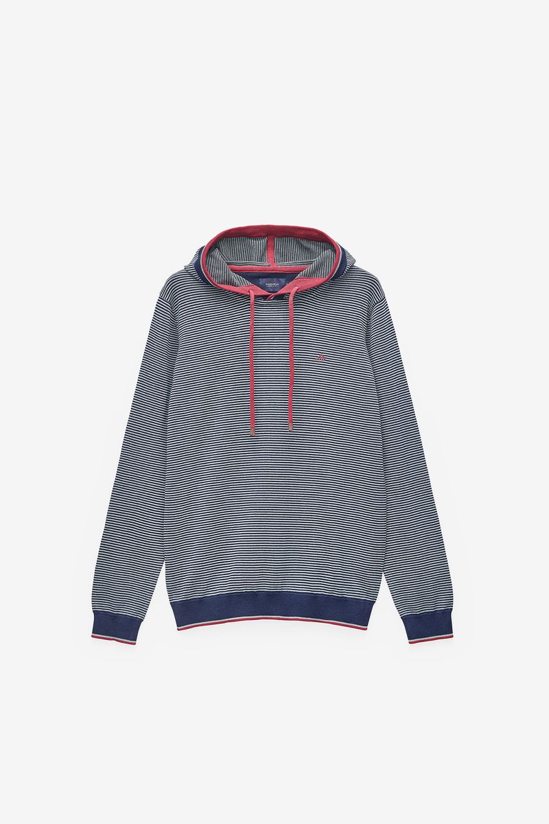 SWEAT DE MALHA ÀS RISCAS