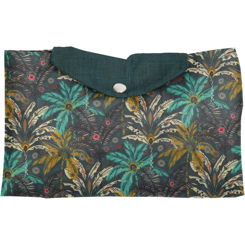 Sac Cabas Taille Moyenne Plissé Palmia Emeraude