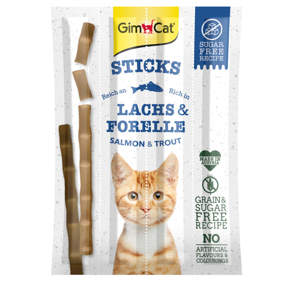 GimCat Sticks Zalm & Forel4 stuks