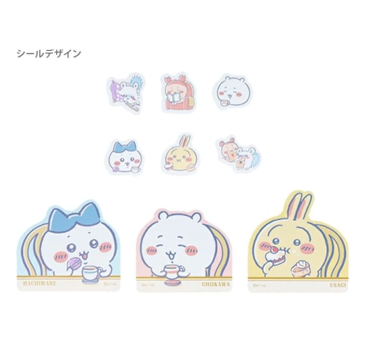 Sun-Star Stationery - Chiikawa Piece Seal Stickerset (Tea Time)