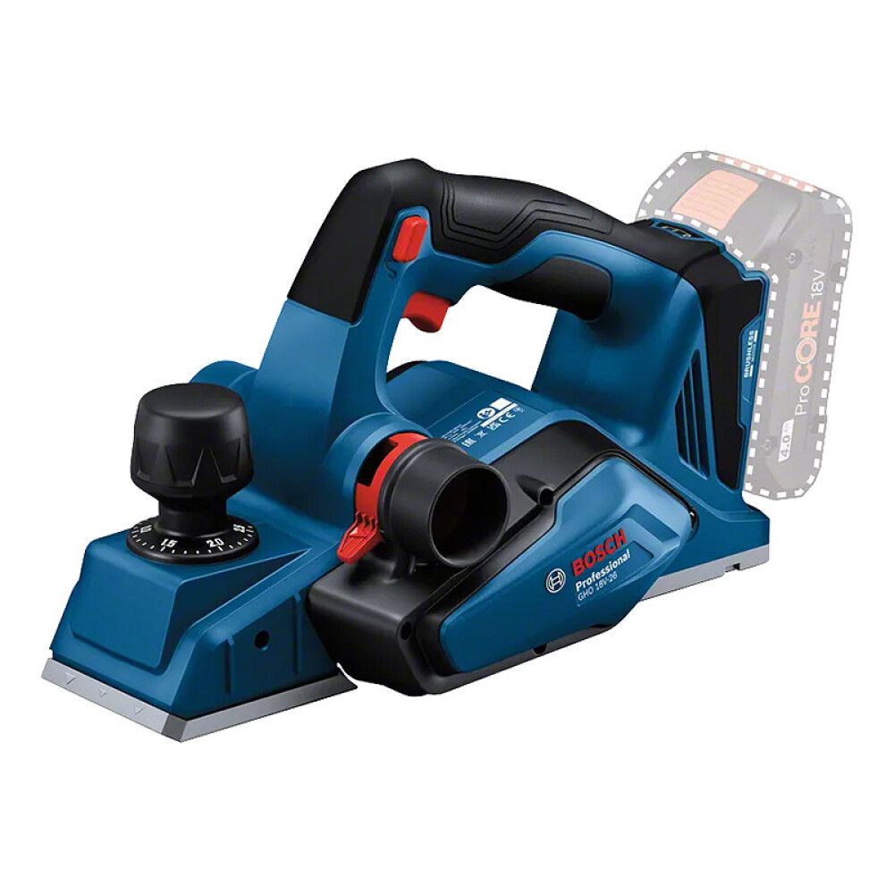 ELHØVEL BOSCH PROFESSIONAL GHO 18V-26 UTEN BATTERI