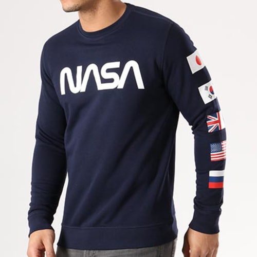 Sweat Crewneck Flags Bleu Marine