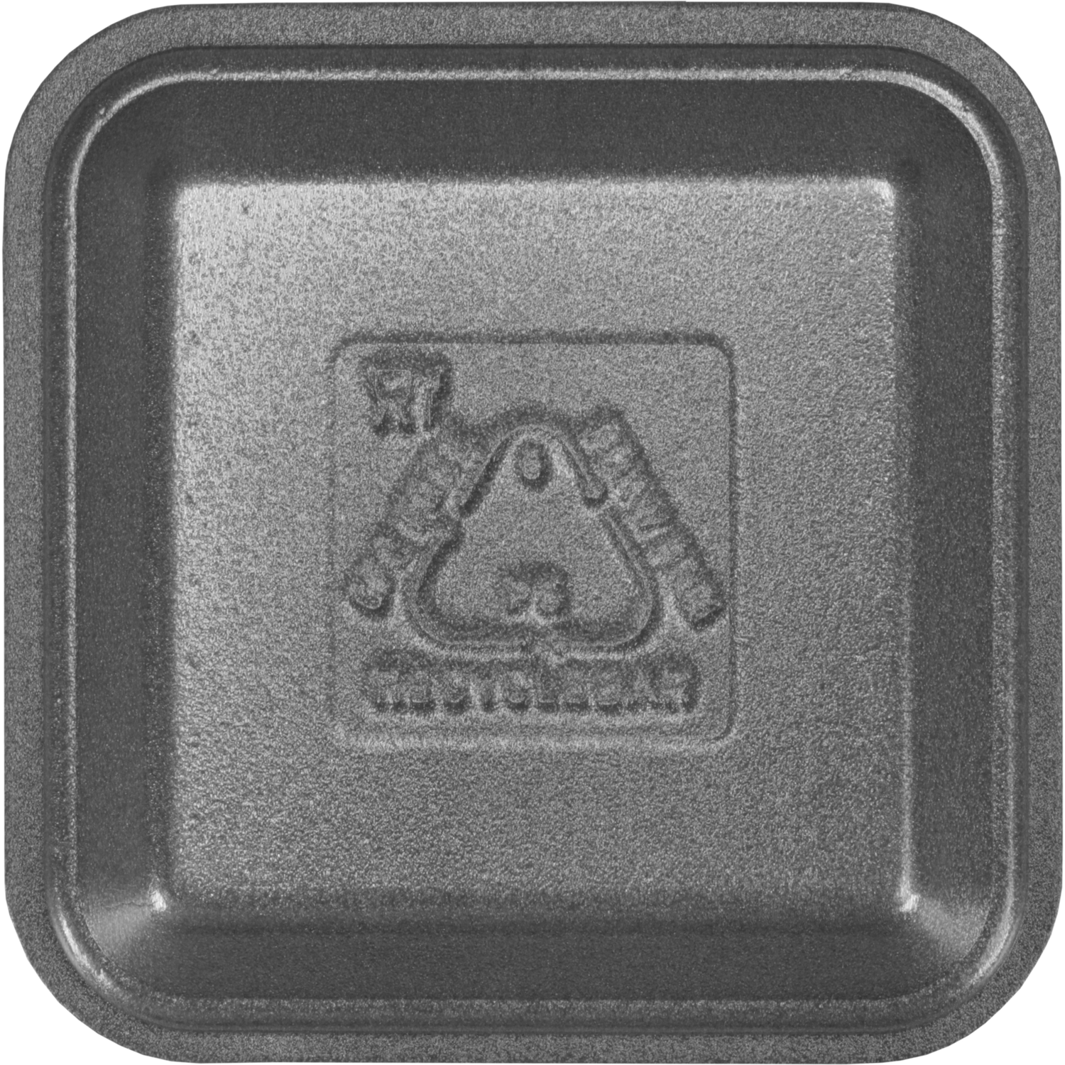 Schaal, tainer, ePS, xPS, 60, vierkant, 135x135x17mm, grijs