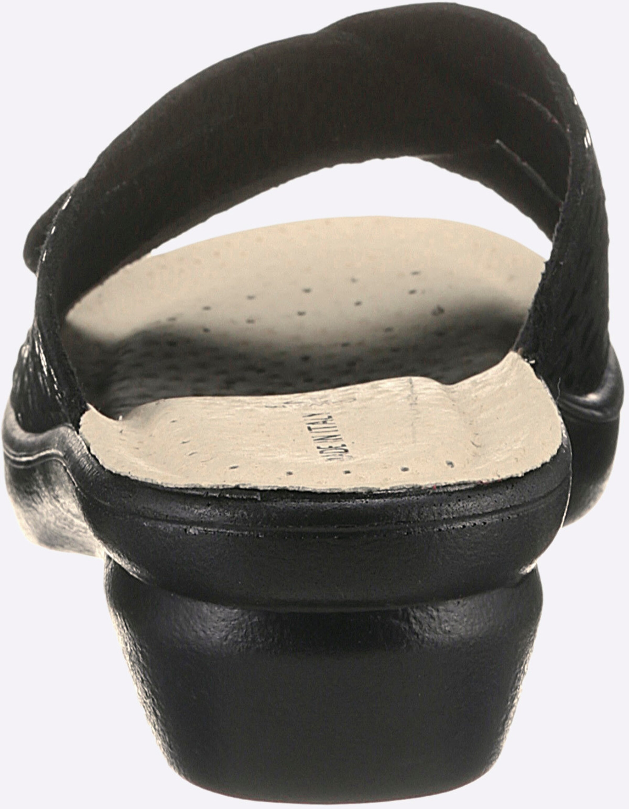 airsoft comfort+ Pantolette in schwarz-gemustert