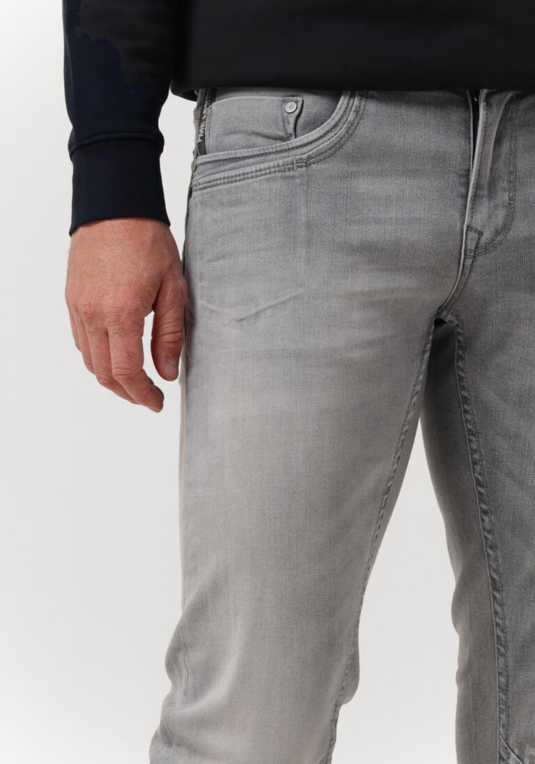 PME LEGEND lichtgrijze pme legend slim fit jeans skymaster grey on bleached