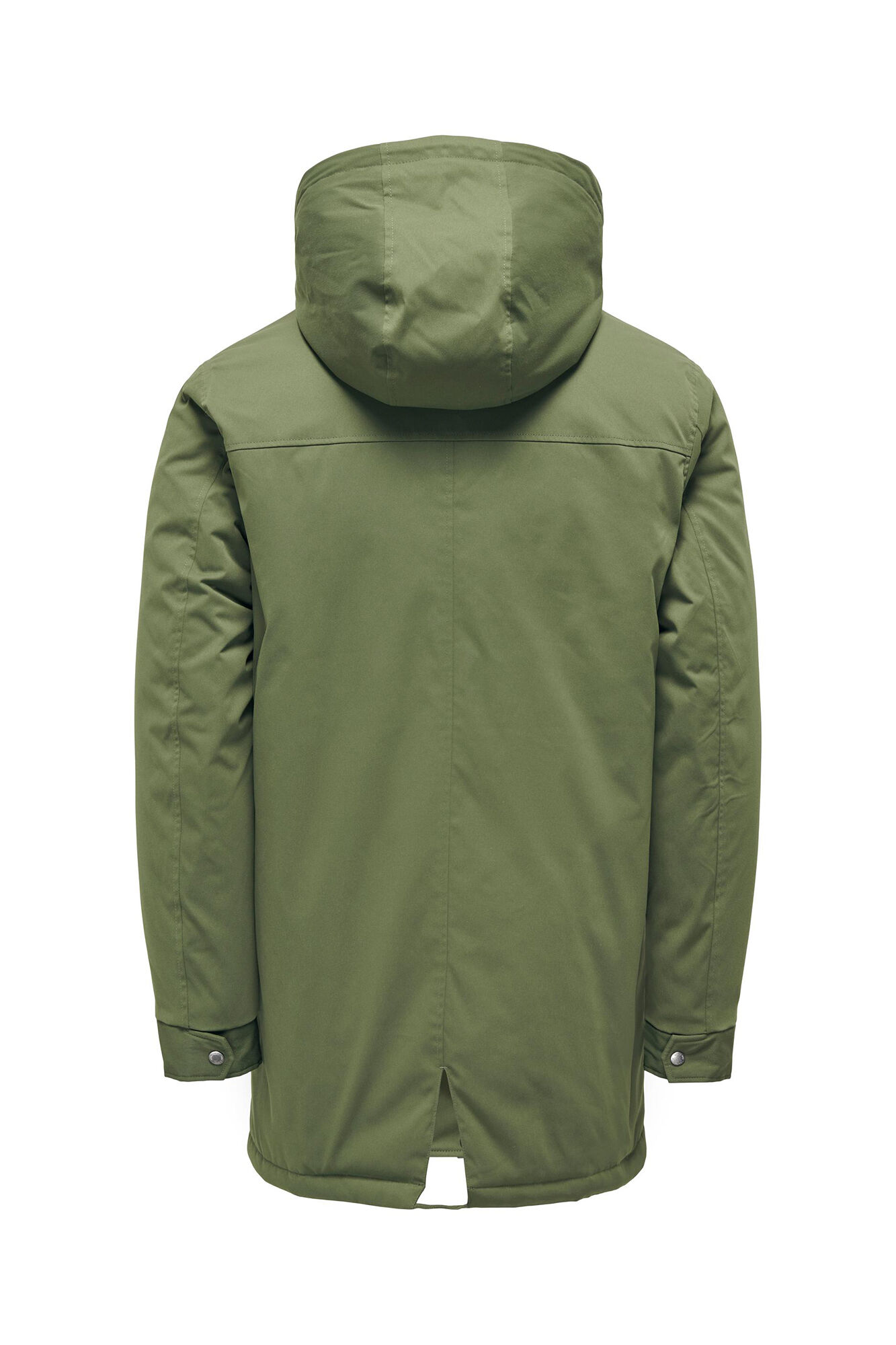Parka acolchoada com capuz