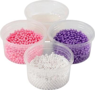 Pearl Clay - 3X24G - Hvid Lilla Pink