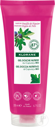 Klorane Cupuaçu Bio Gel Douche Nutritif À La Feuille De Fuigier Nettoie & Hydrate 200ml