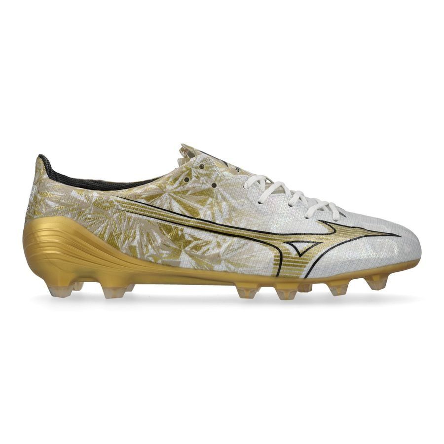 Mizuno Alpha Made in Japan FG/AG Prism Gold - Blanc/Doré/Noir