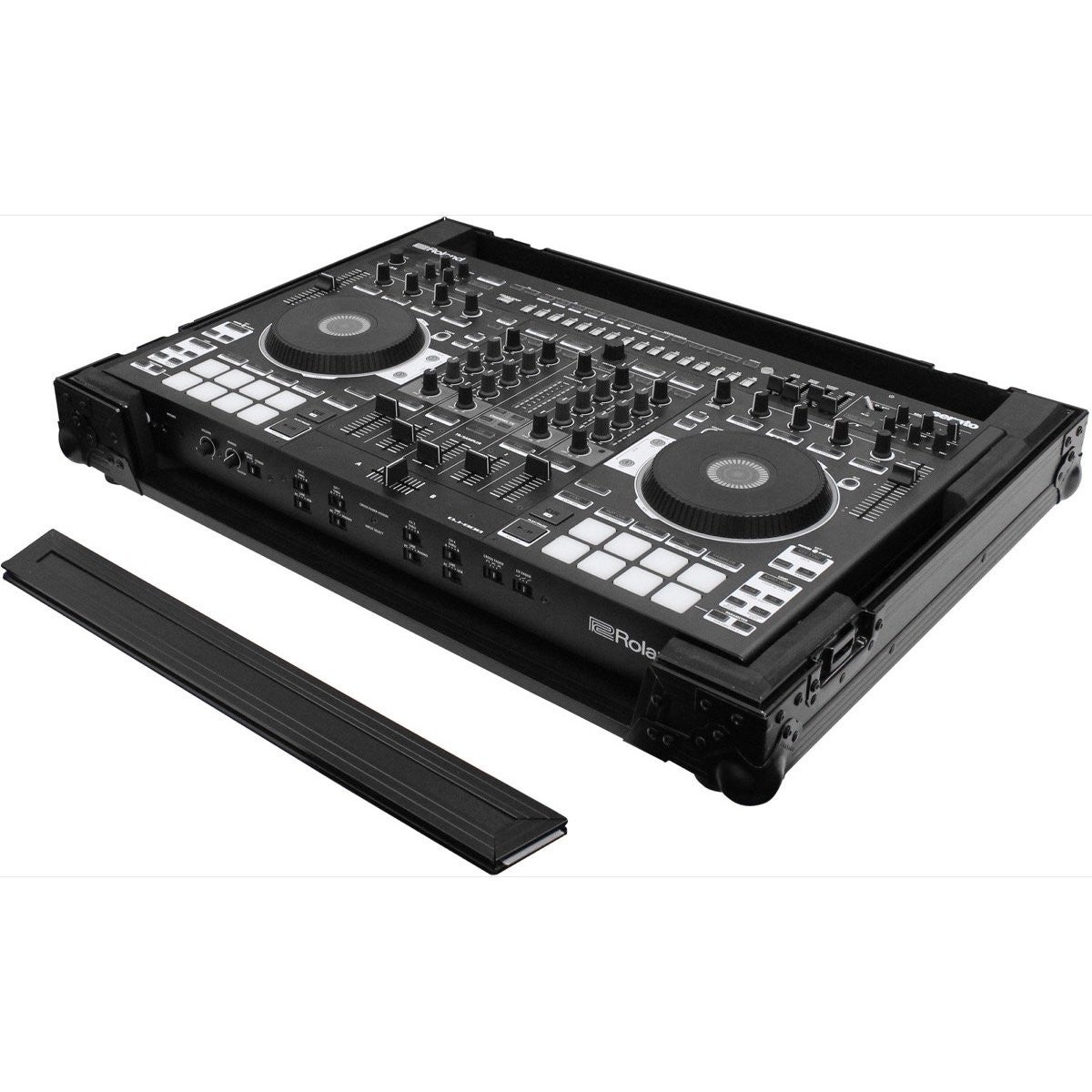 Odyssey FZDJ808BL Black Label Low Profile flightcase voor Denon MC7000