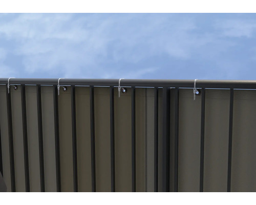 SOLUNA balkonbekleding H:75 cm stof design S2238 (per meter verkocht)