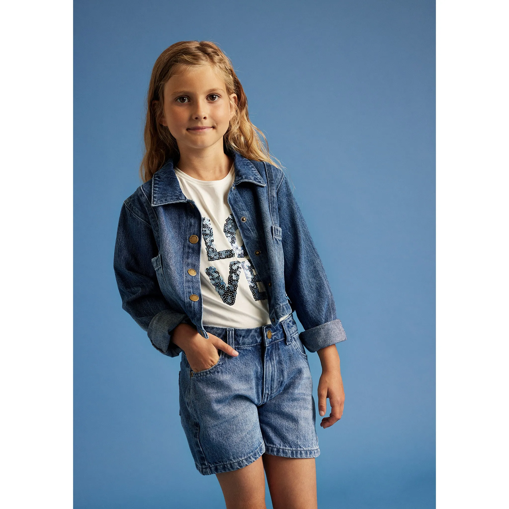 Creamie Short Denim 7-14ans