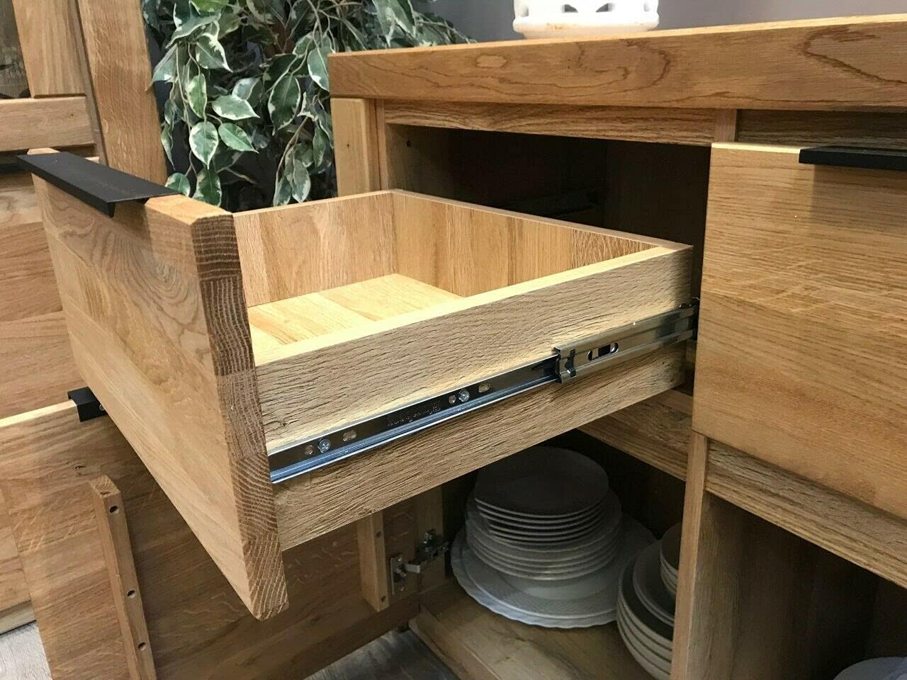 greta Sideboard Kommode Wildeiche geölt Teilmassiv Breite 108cm