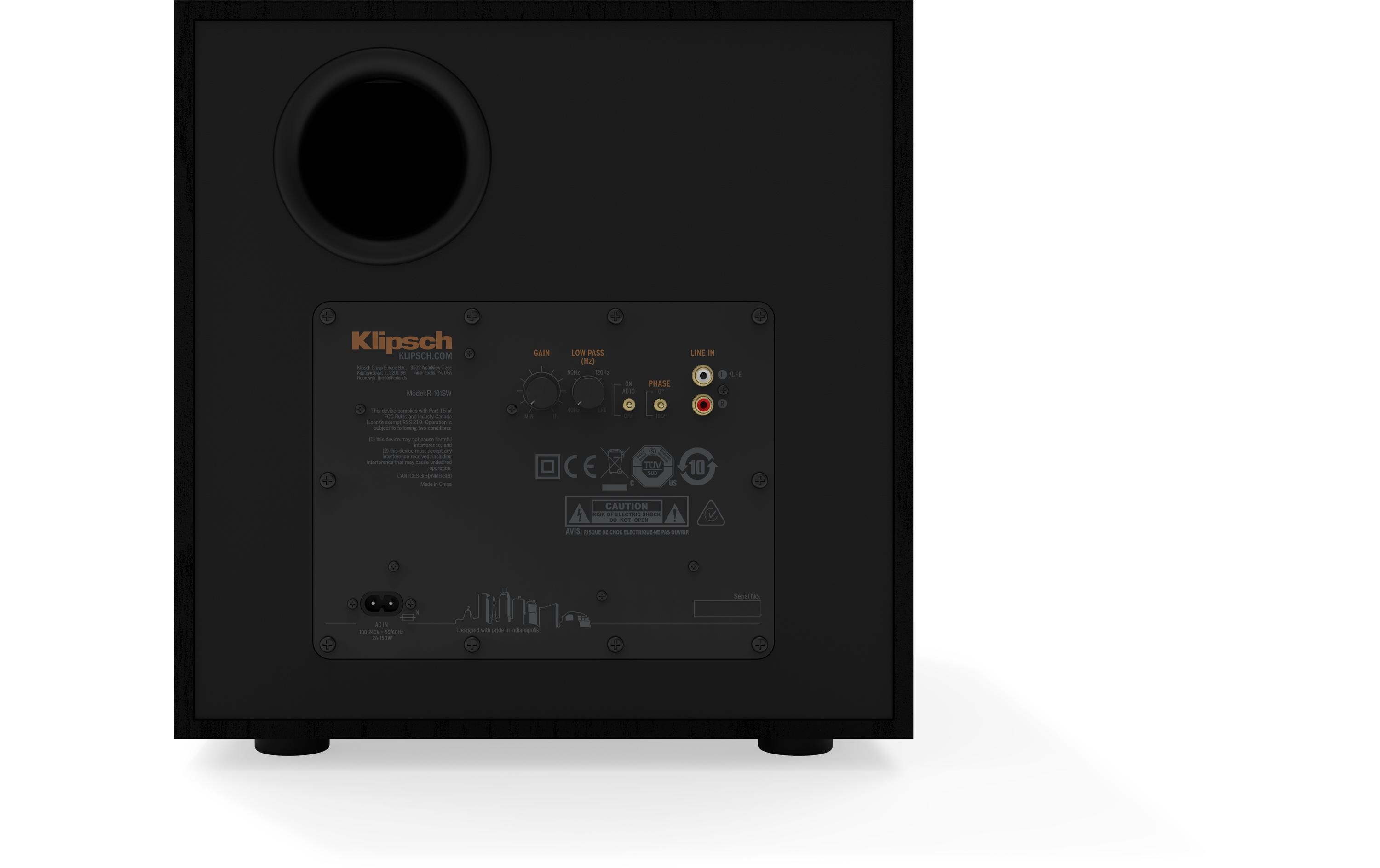 Subwoofer R-101SW – Schwarz<br>Subwoofer für Ihr Heimkinosystem