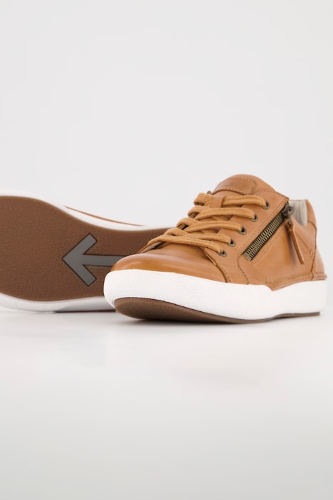 Josef Seibel Leder-Sneaker, Zipper, Wechselfußbett