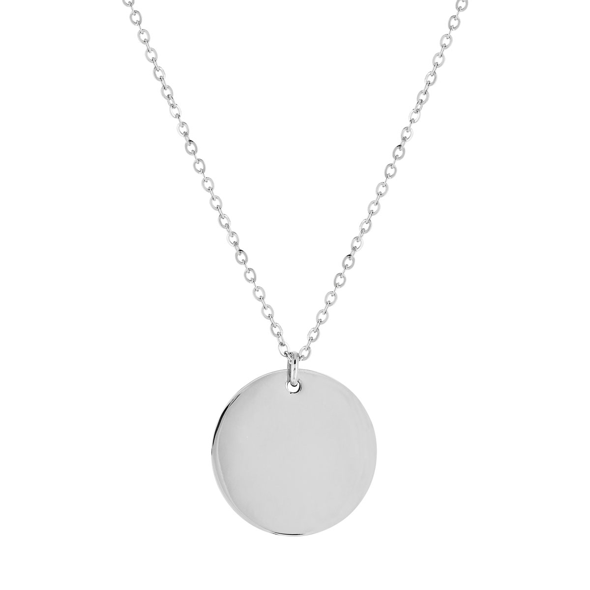 Collier acier maille forçat 50 cm