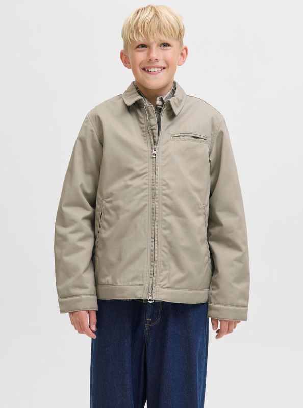 Jack & Jones - Tussenjas - Taupe - Gevoerd - Recht Model
