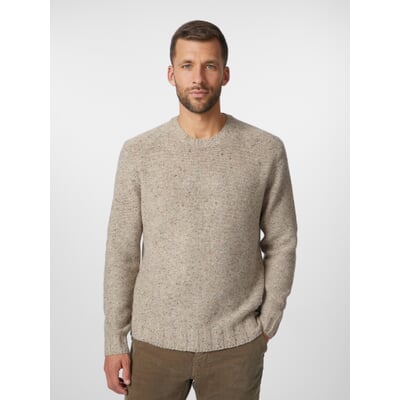 Herrenstrickpullover, Naturmelange