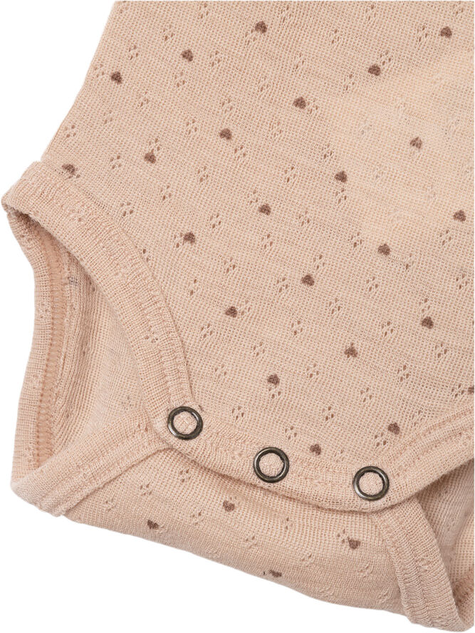 Lil' Atelier NBFNAVA LS WOOL BODY LIL Rugby tan