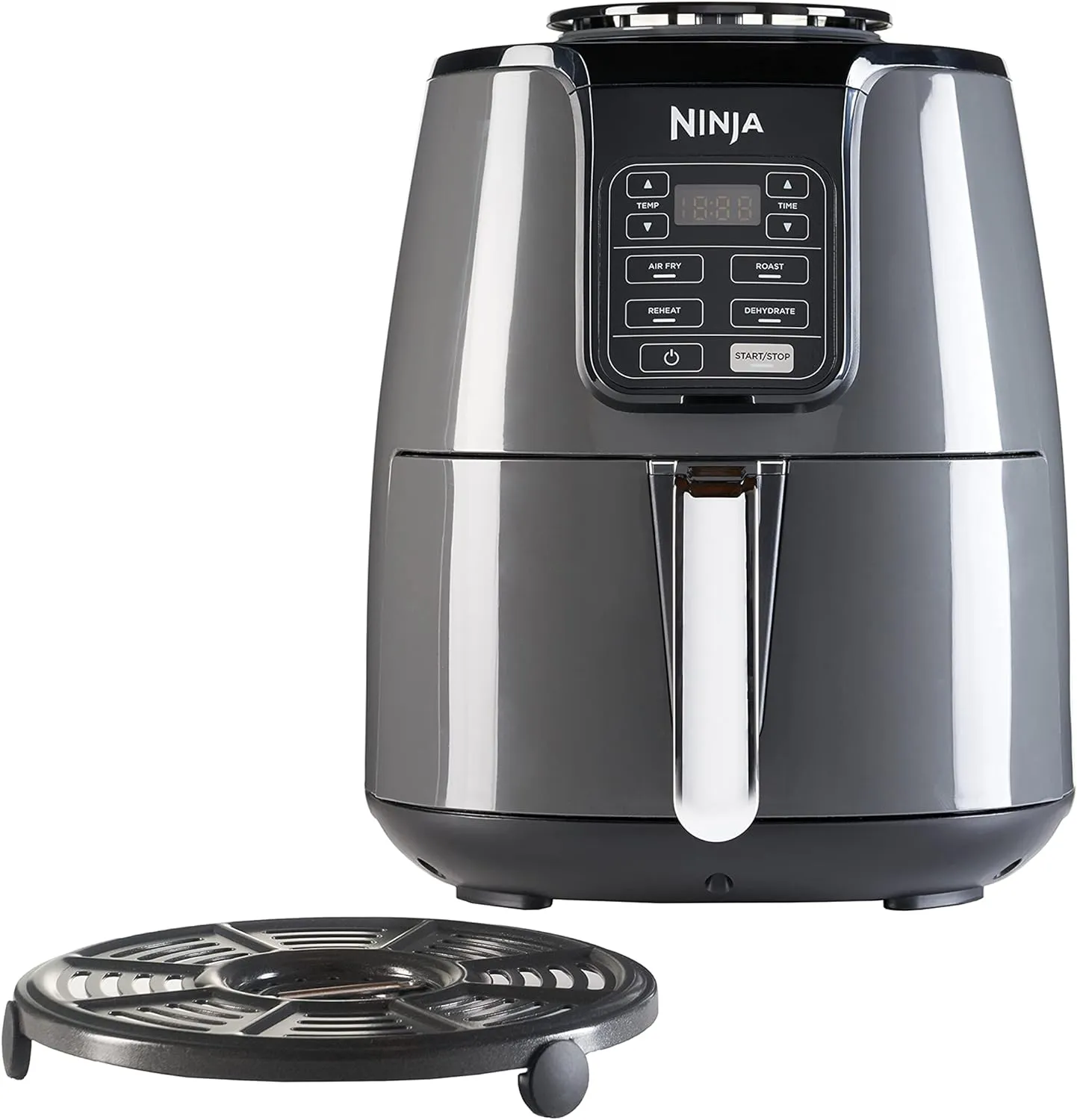 Ninja Foodi FlexDrawer Dual Zone Heißluftfritteuse, Airfryer mit 10,4-Fach und herausnehmbarem Trenner, Antihaftbeschichtung, spülmaschinenfester Korb, 7-in-1, Schwarz AF500EU