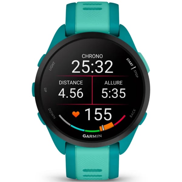 Montre cardio GPS GARMIN FORERUNNER 165 MUSIC TURQUOISE/AQUA
