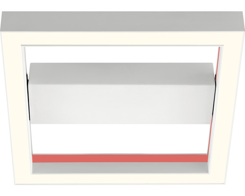 Dimbaar LED-paneel 18W 1260 lm CCT 2700-6200 K RGB 30x30 cm zand/wit + afstandsbediening