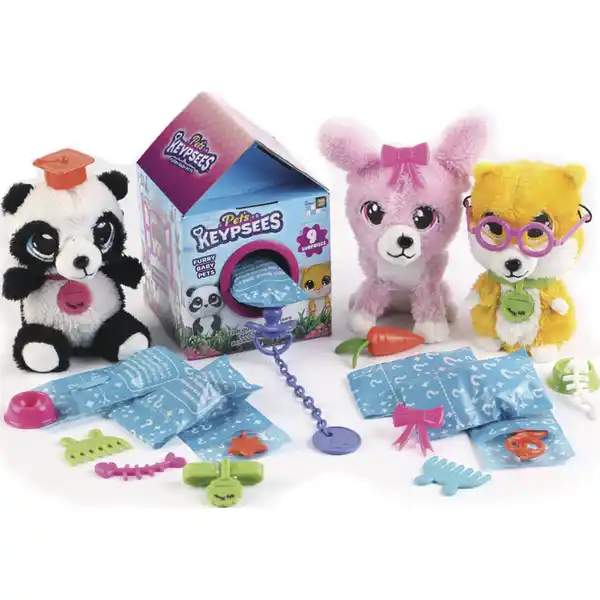 Keypsees Kuscheltiere, sortiert