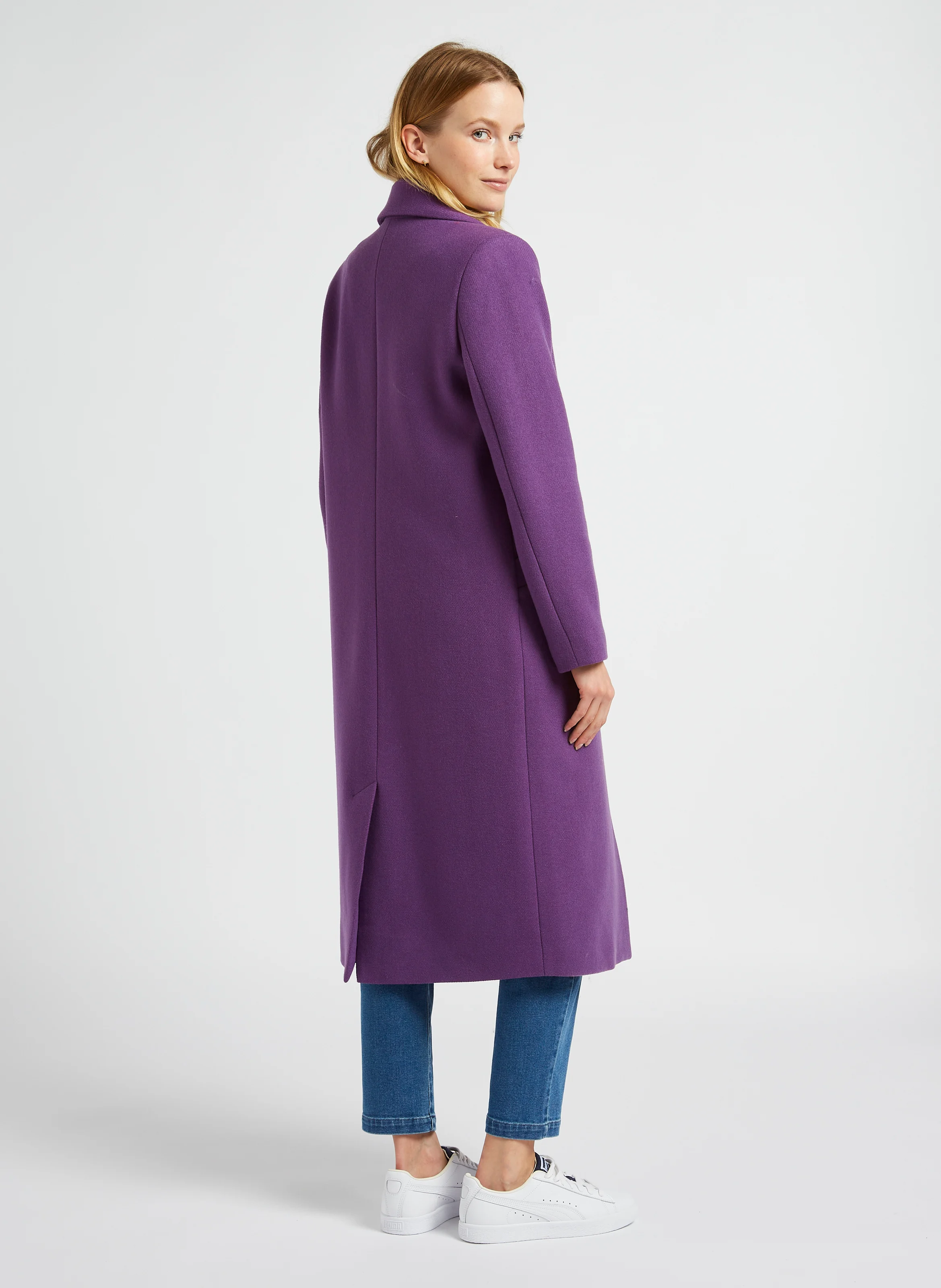 Jean boyfriend en coton stretch | Bleu