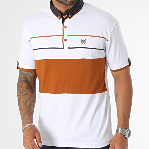 Polo Manches Courtes Blanc
