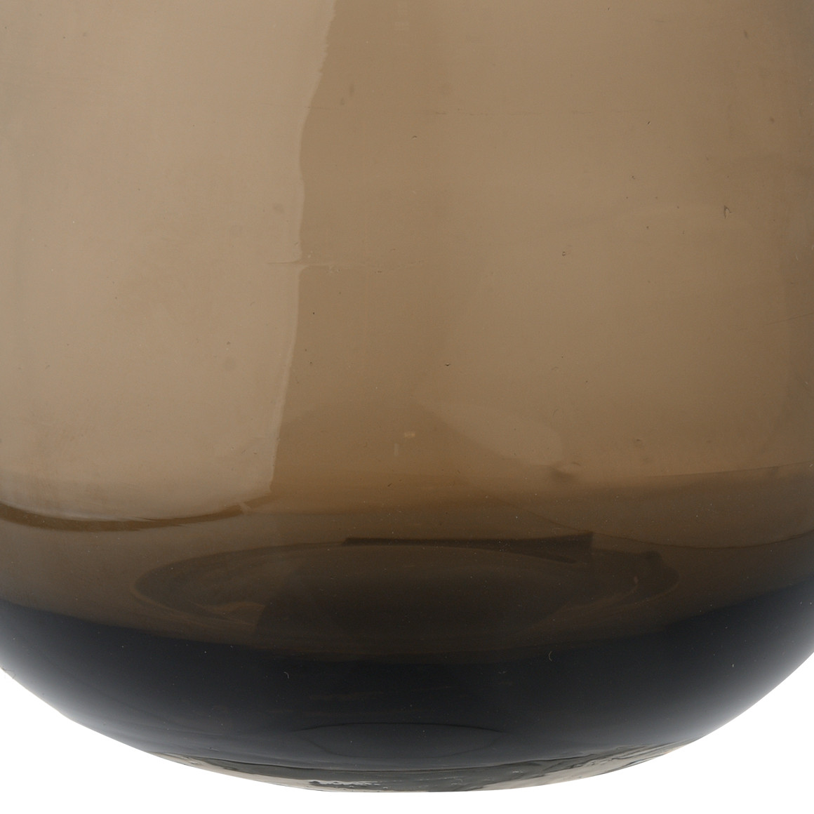My Home Teelichthalter aus Glas braun
