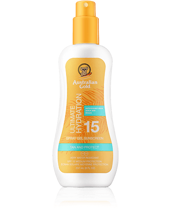 Australian Gold Tan and Protect Spray Gel Sunscreen SPF 15 237ml