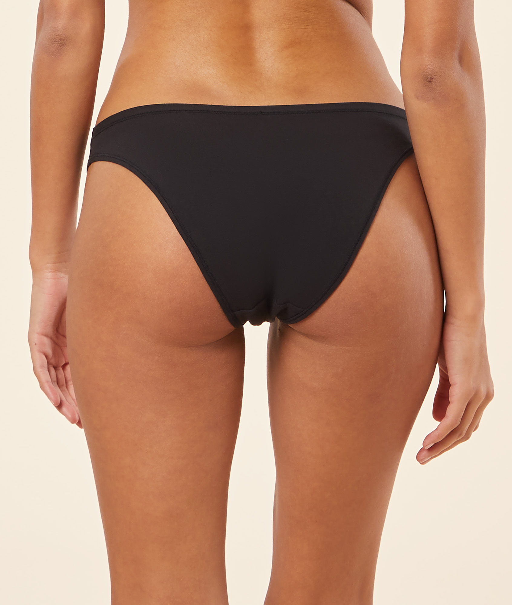 Culotte high leg en coton biologique extensible