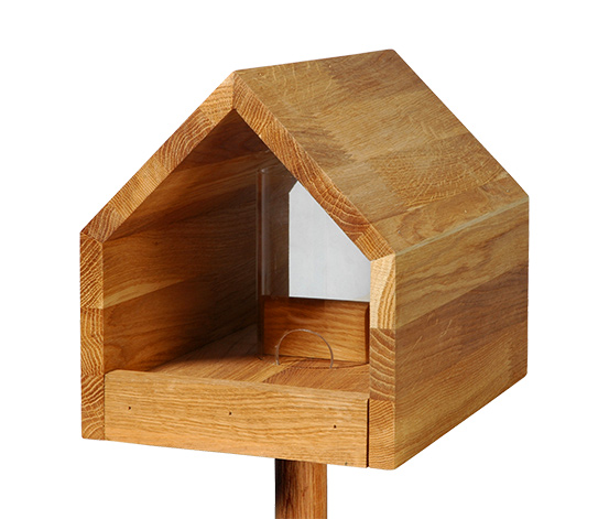 Design-Futterhaus »Bauhaus I«, Eiche, geölt