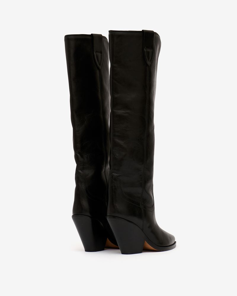 BOTTES EN CUIR VELOURS LOMERO