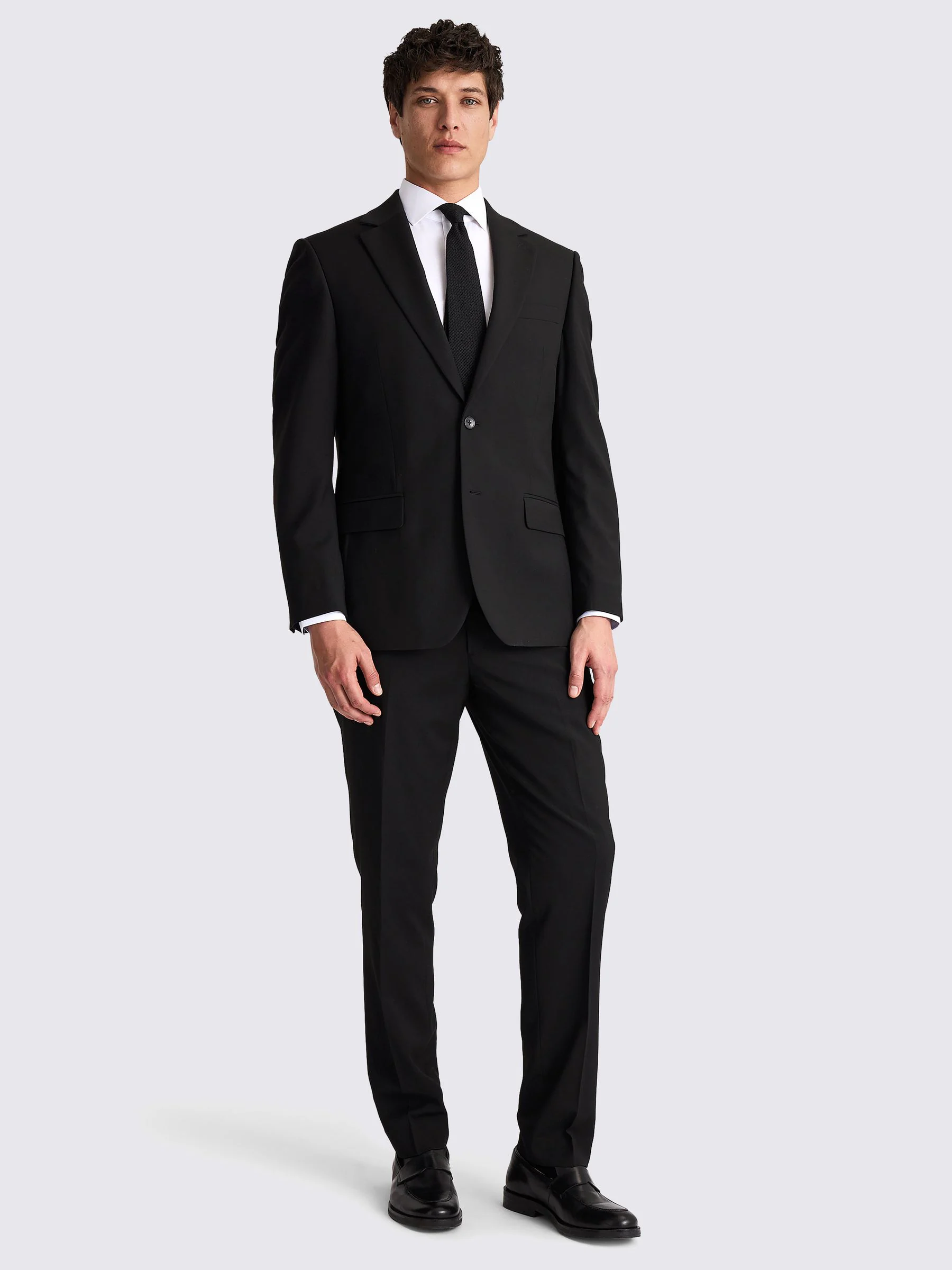 MOSS Regular Fit Notch Lapel Tuxedo Jacket