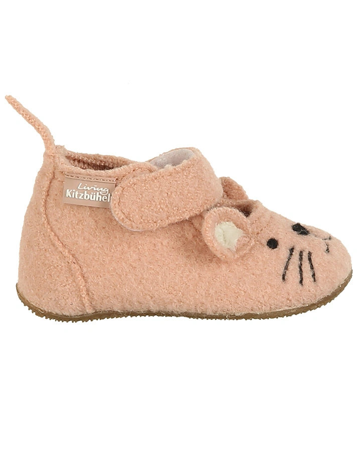Spangen-Hausschuhe MÄUSCHEN in rose