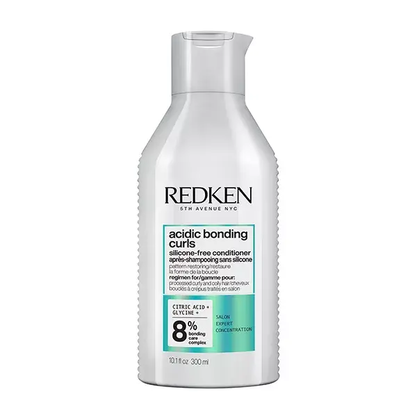 Condicionador reparador Redken Acidic Bonding Curls para cabelos cacheados danificados.